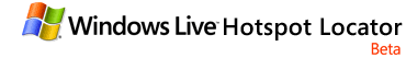 Try Windows Live Hotspot Locator - bêta version